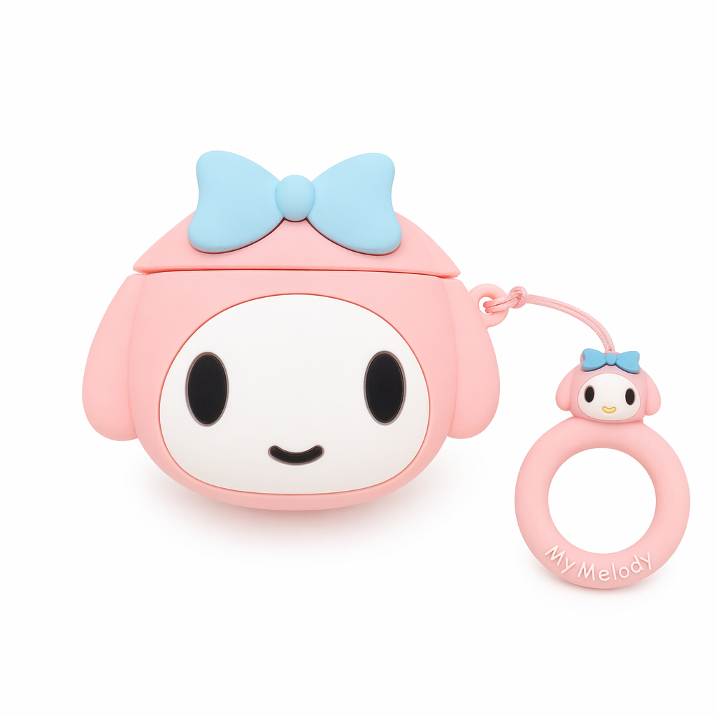 Cute Cartoon Character AirPod Cases Pink