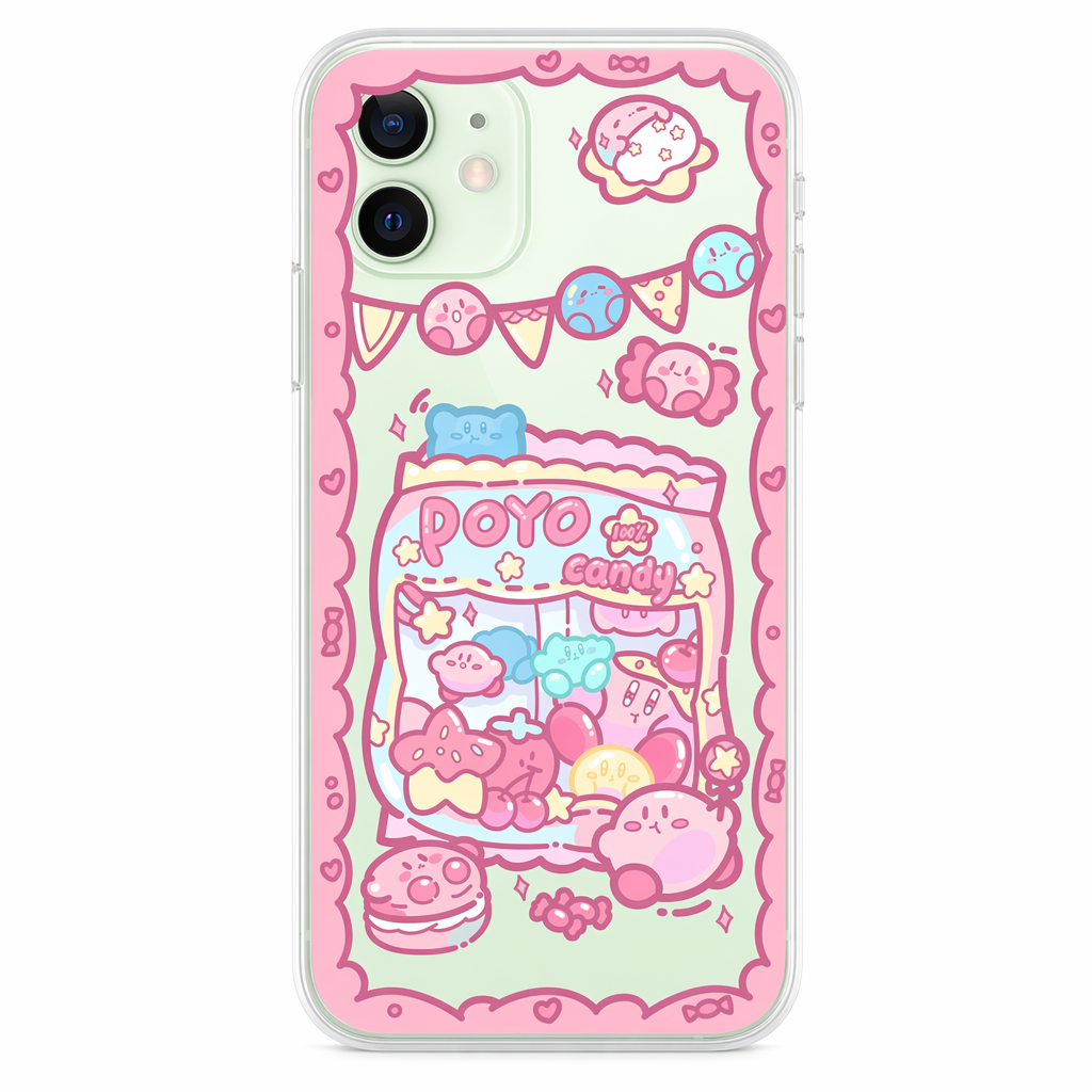 Kawaii Kirby iPhone Case E