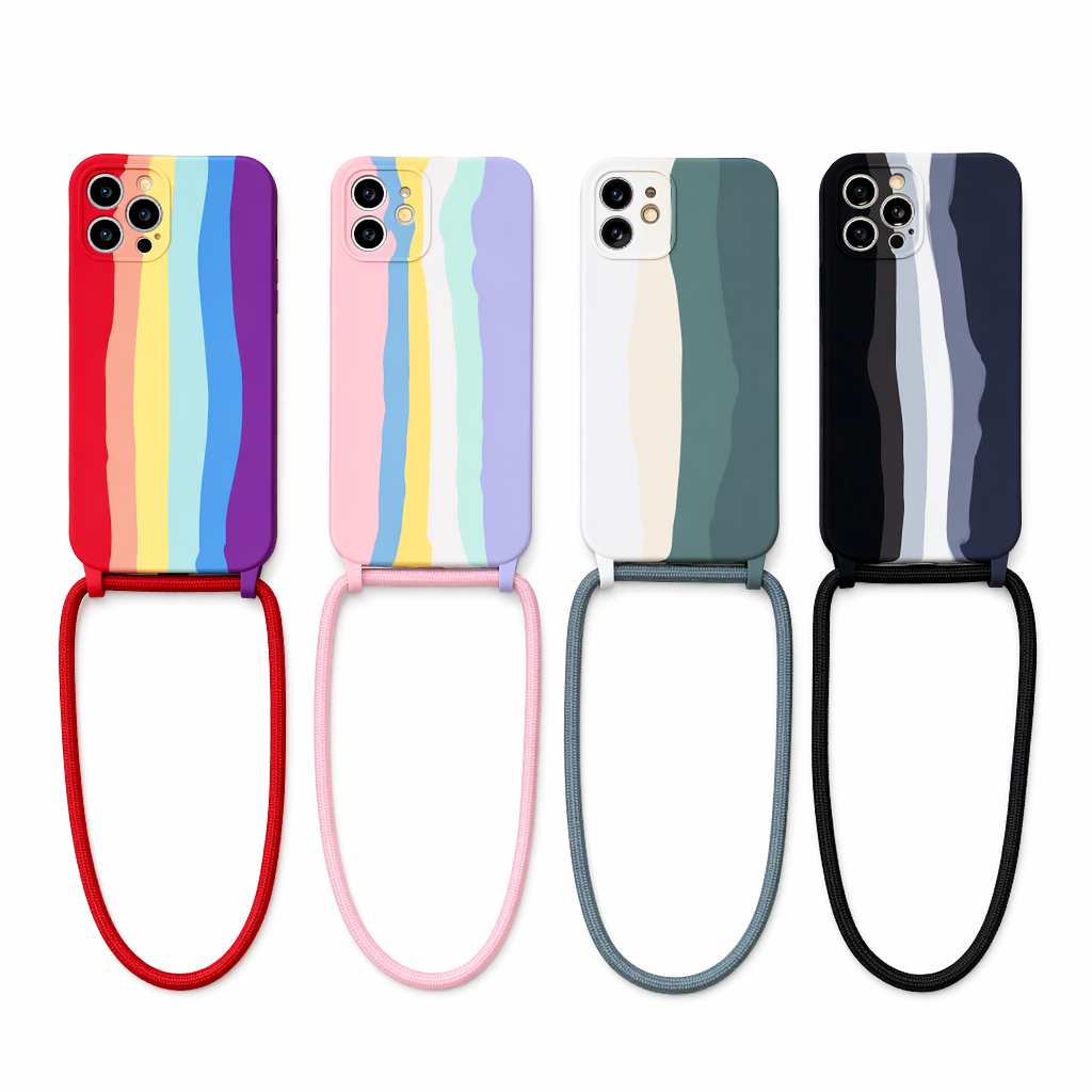 Vibrant Safeguard Cover for iPhone with Shoulder Strap Default