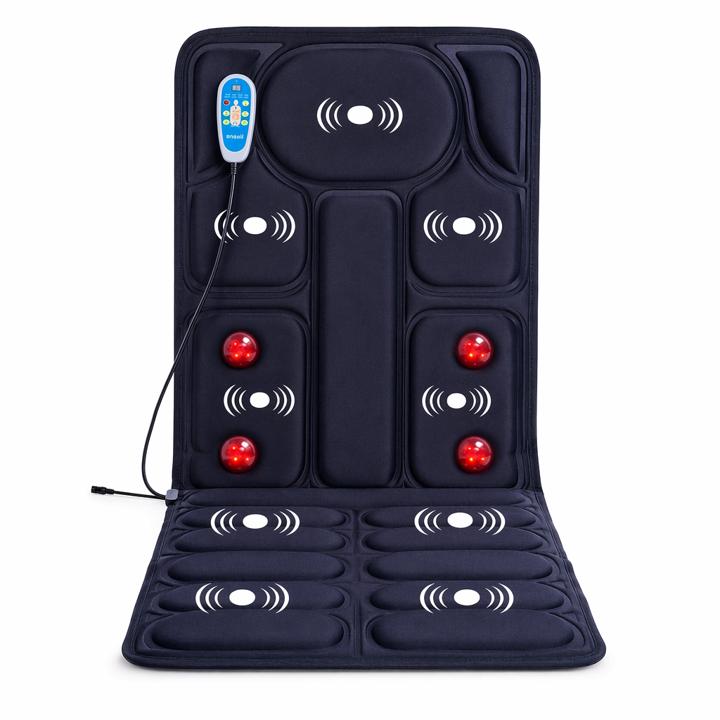 Massage Cushion Mattress with Full-Body Heat Therapy Default