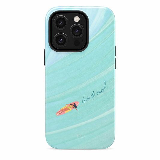 Surf Strong iPhone Case with Wireless Charging Default