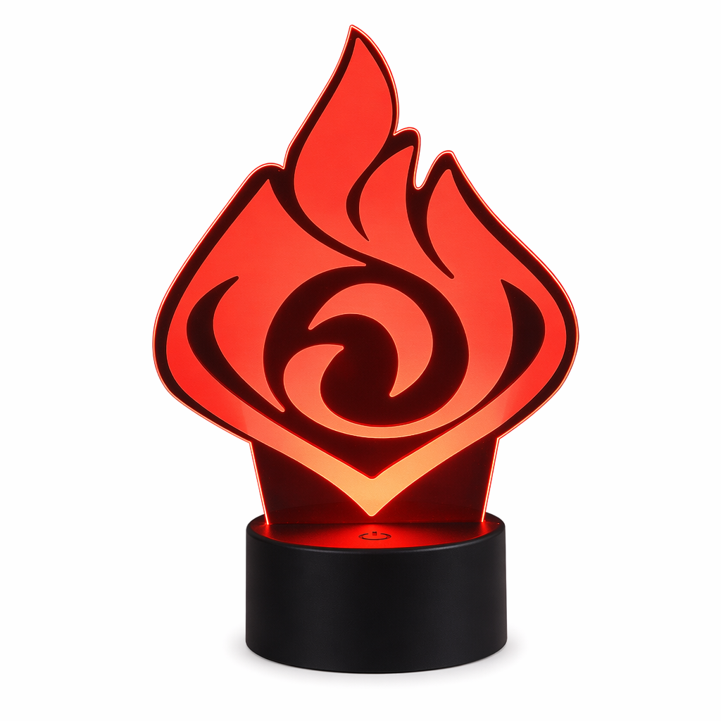 Genshin Impact LED Night Light Pyro