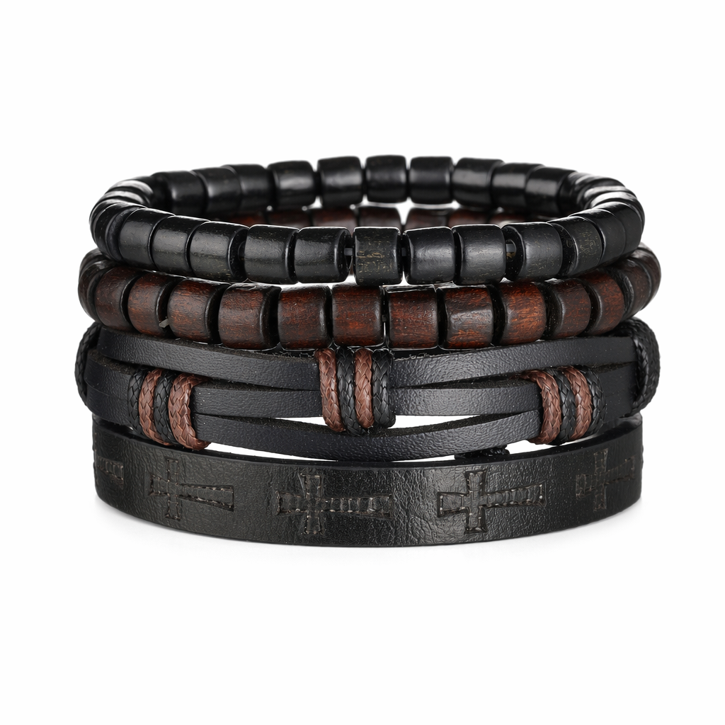 Gothic Layered Bracelet for Men S99B14