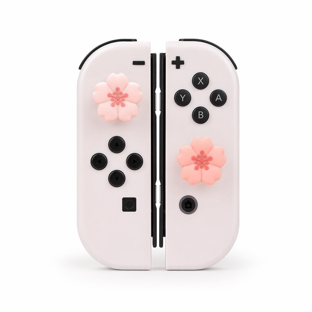 Kawaii Cherry Blossom Switch Thumb Grips Default