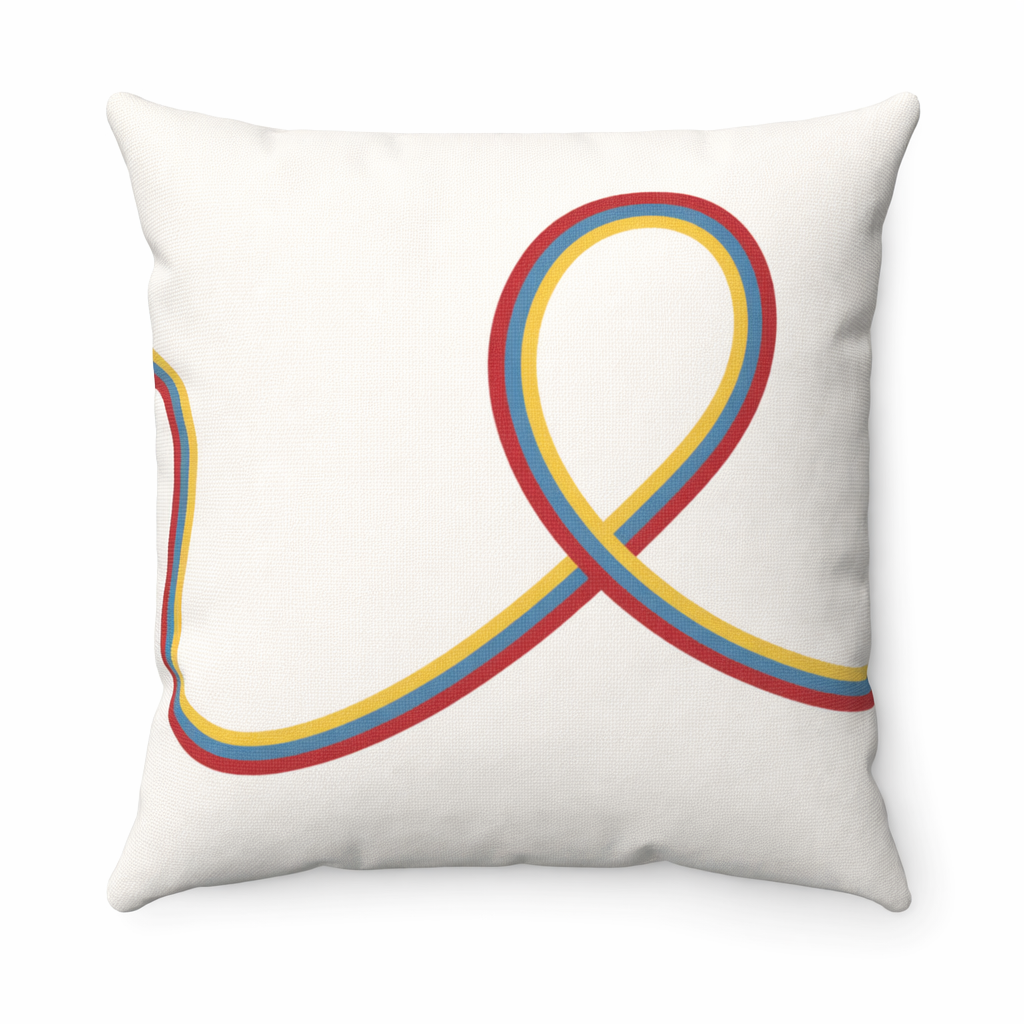Decorative Cushion with Swirling Lines - Available in 4 Sizes Default