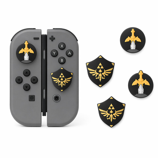 Zelda Thumb Grips: Enhance Gaming Experience Black