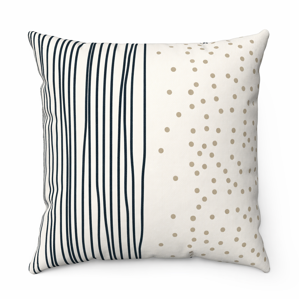 Vertical Black Striped Abstract Pillow for Stylish Home Decor - Available in 4 Sizes Default