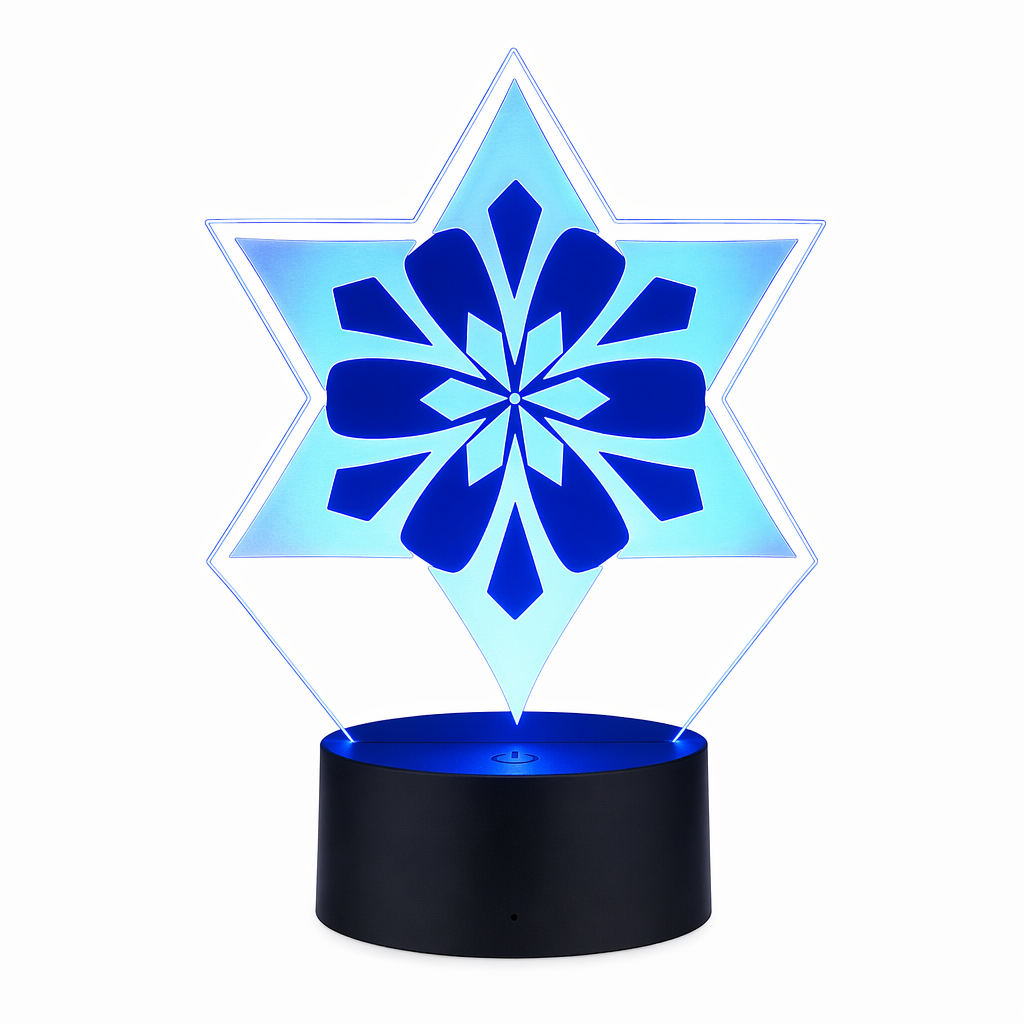 Genshin Impact LED Night Light Cryo