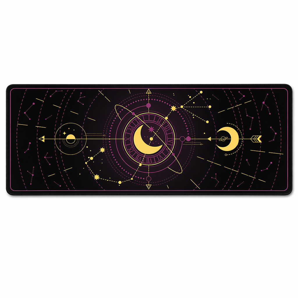 Moon Desktop Mat - Gaming Mousepad C