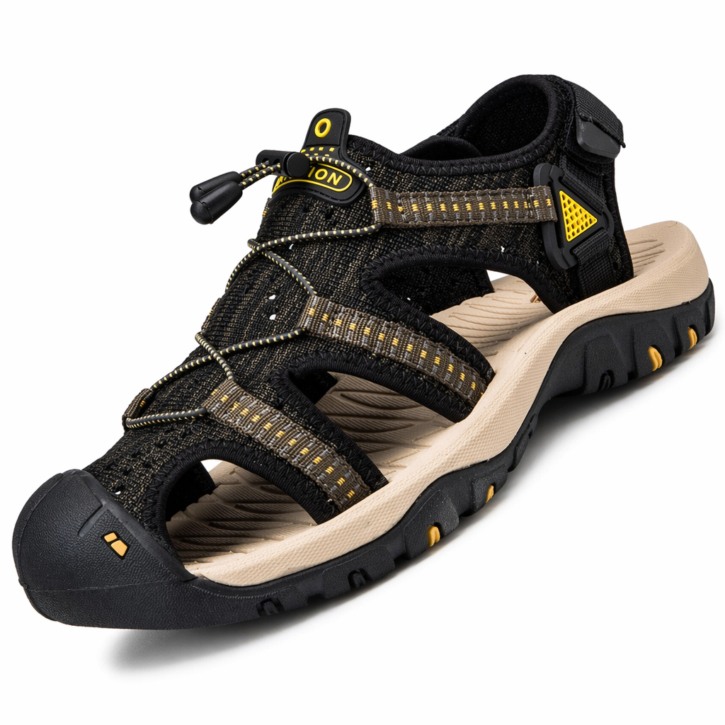 Breathable Summer Sandals for Men Green