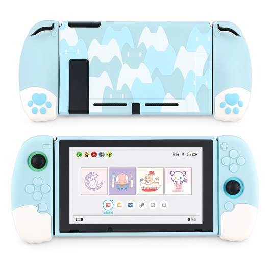 Ergonomic Cat Switch Case: Complete Protection Blue