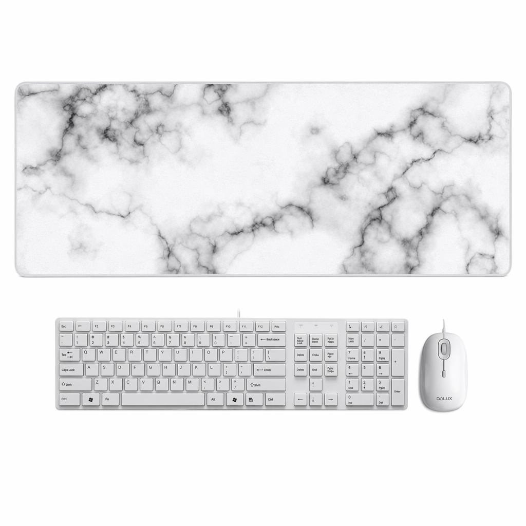Large Marble Desk Pad for Gamers 2