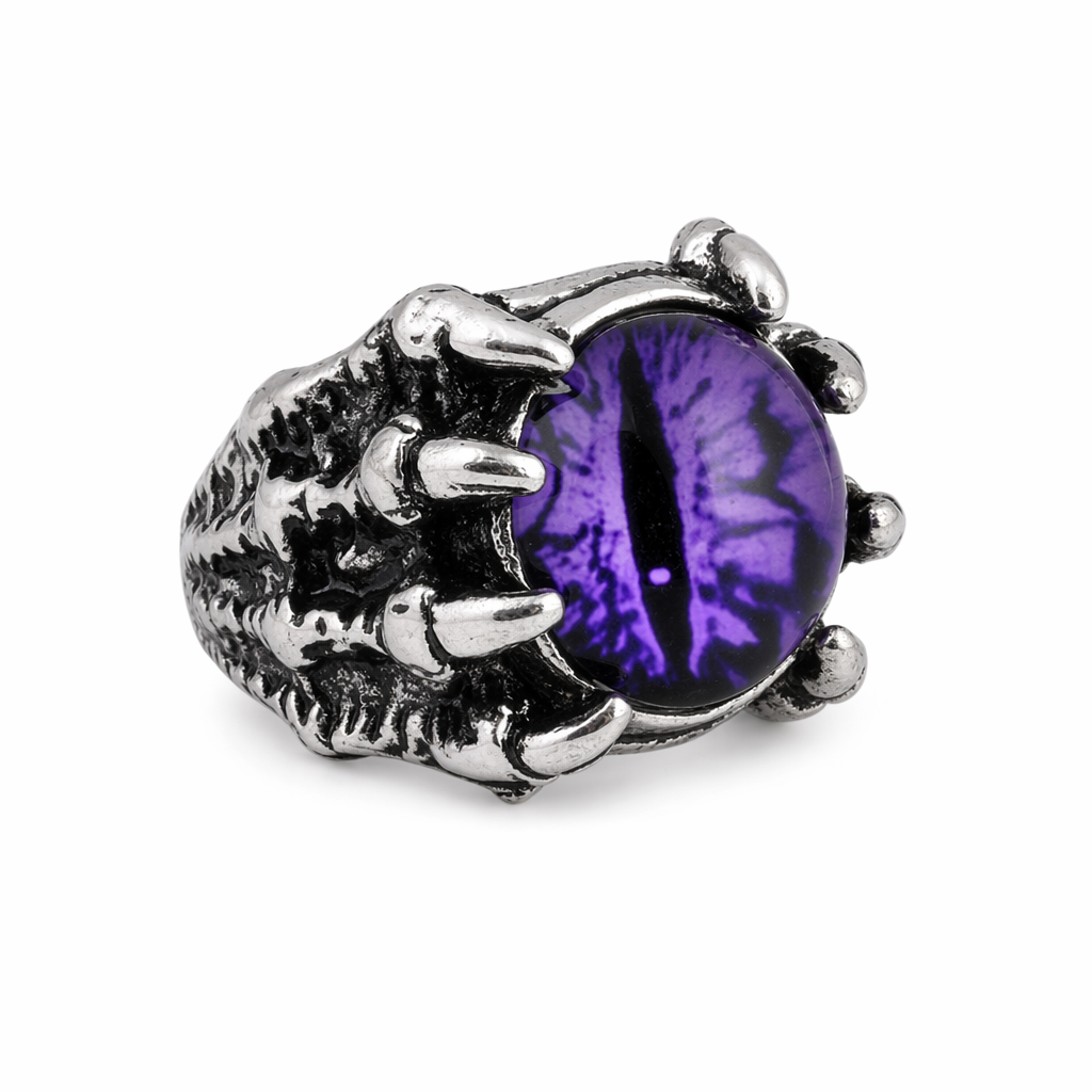 Eye-Emblazoned Claw Ring 2