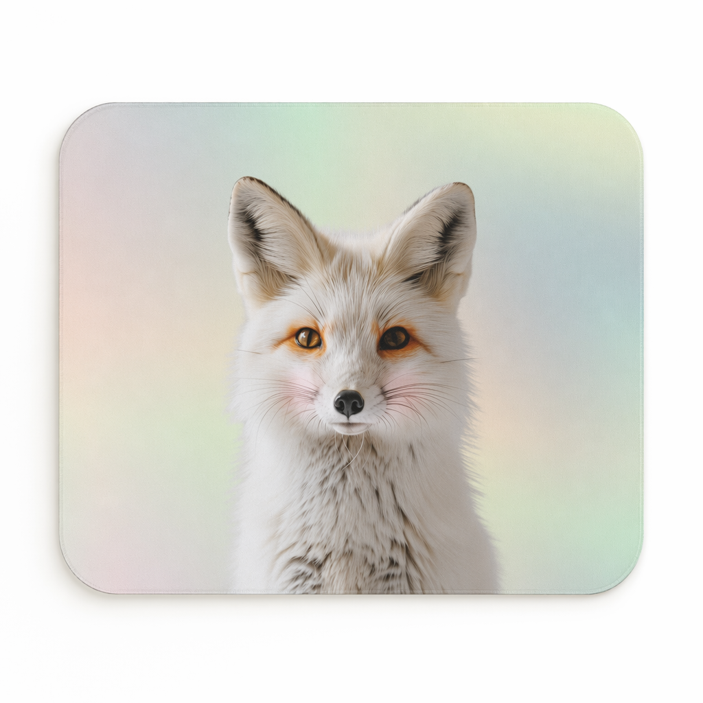 Fox Blush Mouse Pad: Embrace Elegance and Style While Enhancing Your Workspace Default