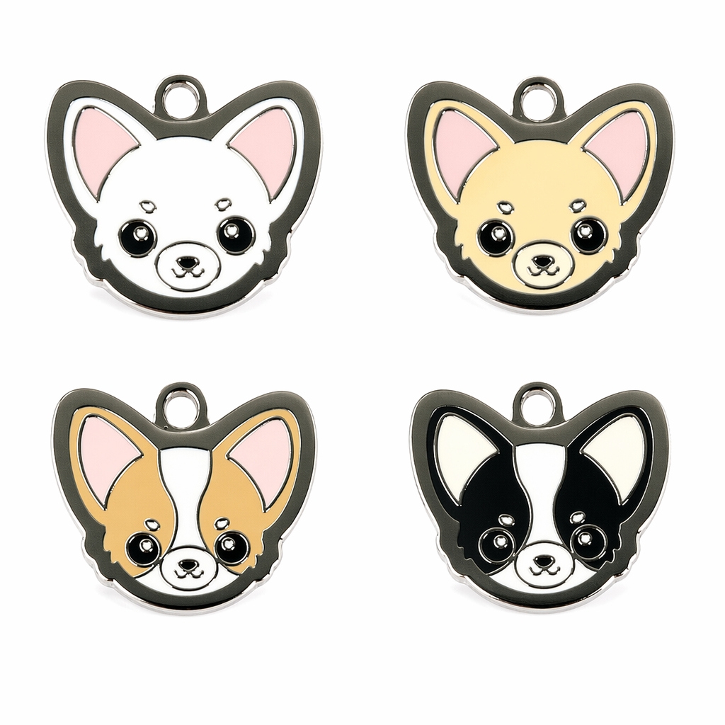 Chihuahua Dog ID Tags with Engraving Default
