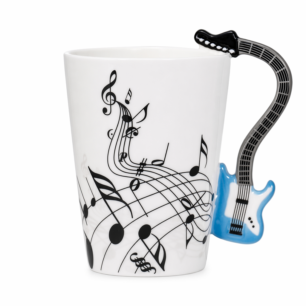 Musical Creativity Mug: Embrace the Harmony of Instruments and Notes 3