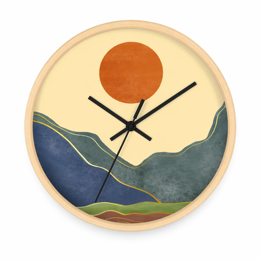 Wall Clock Inspired by the California Sunshine Default