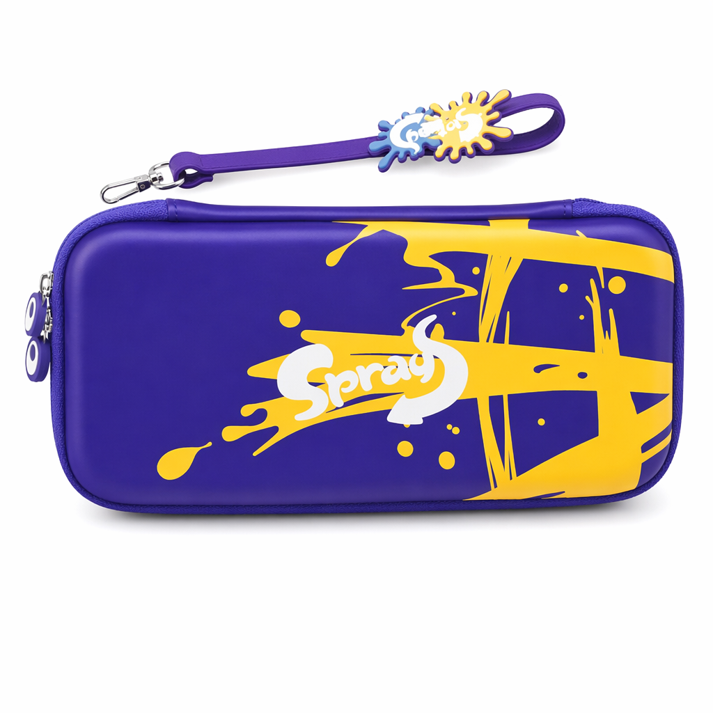 Splatoon Switch Carrying Case - Compact, Roomy, Gift-worthy Default