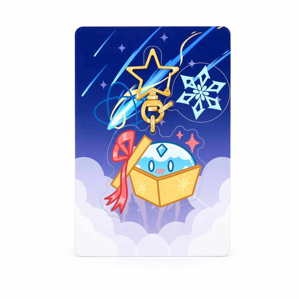 Genshin Impact Slime Keychains - Adorable Collection Accessory Cryo