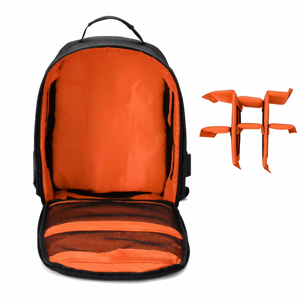 Waterproof Camera Backpack for Convenient Portability ORANGE