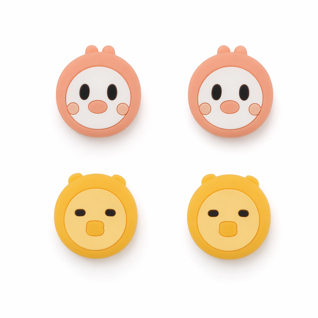 Cute Animal Switch Thumb Grips Set B