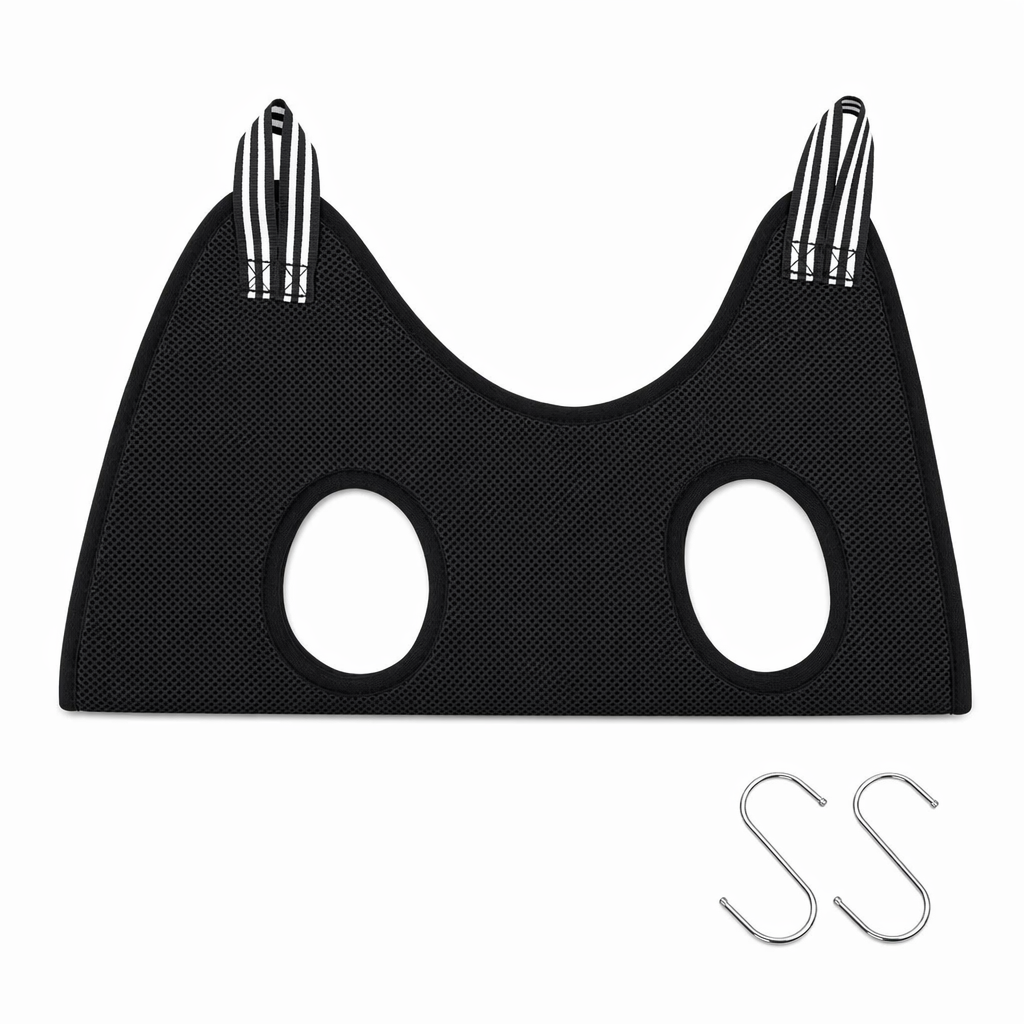 Hammock Cat Grooming Restraint Bag Black