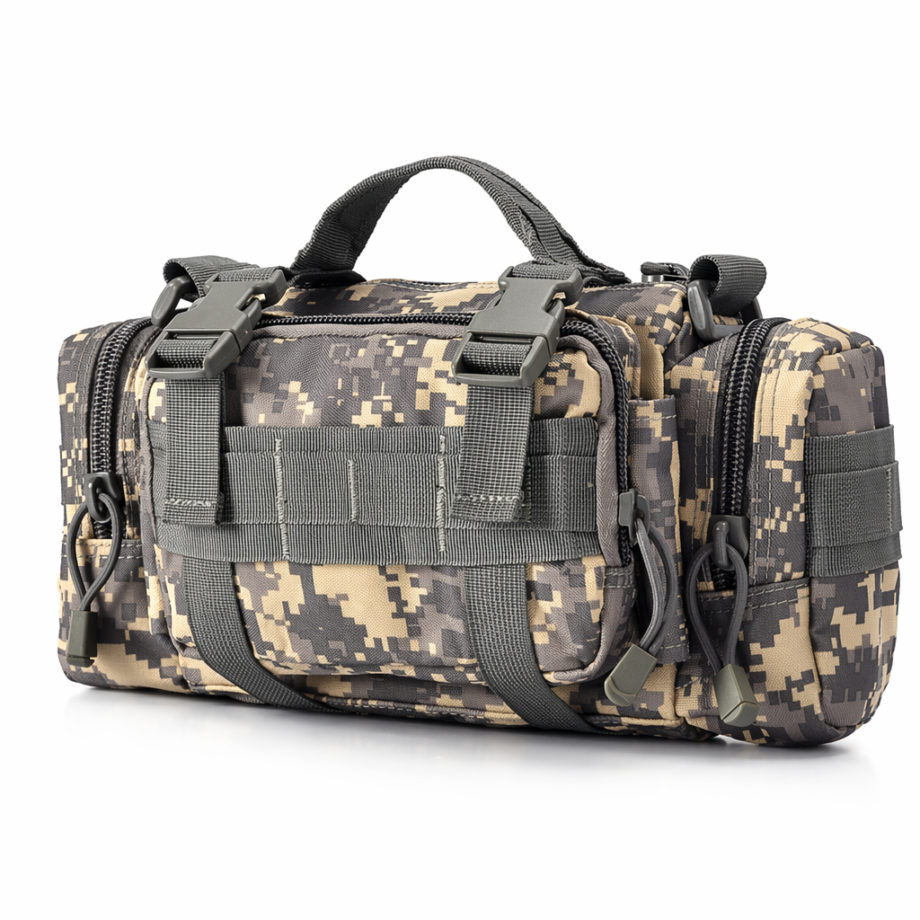 Outdoor Sports Bag with Military Design ACU