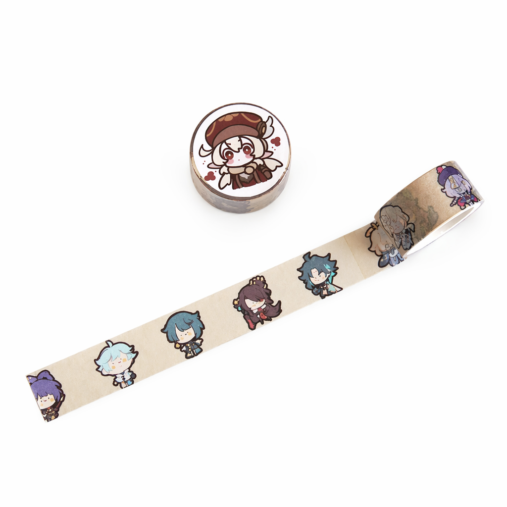 Genshin Impact Character Washi Tape Collection K