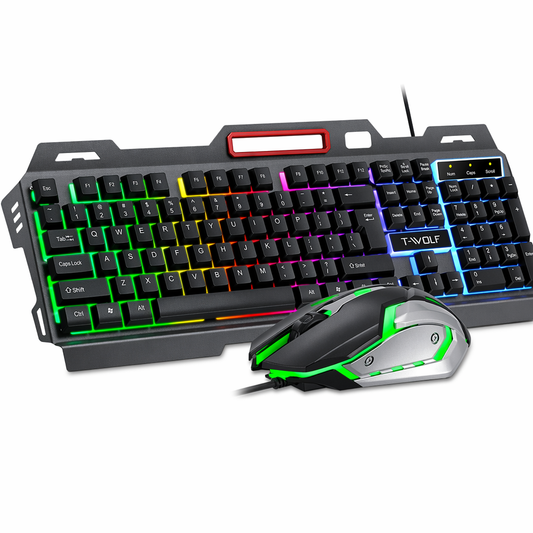 RGB Gaming Keyboard and Mouse Set - Ninja Edition Default