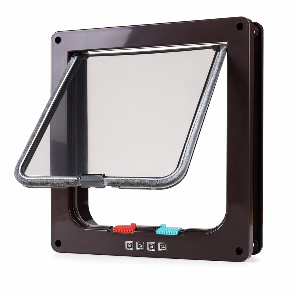 Medium-Sized Pet Door with Secure Flap for Cats and Dogs Default