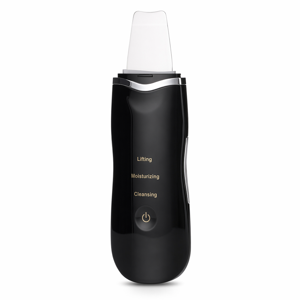 3-in-1 Deep Cleansing Ultrasonic Device: Efficiently Removes Blackheads and Scrubs Skin Black