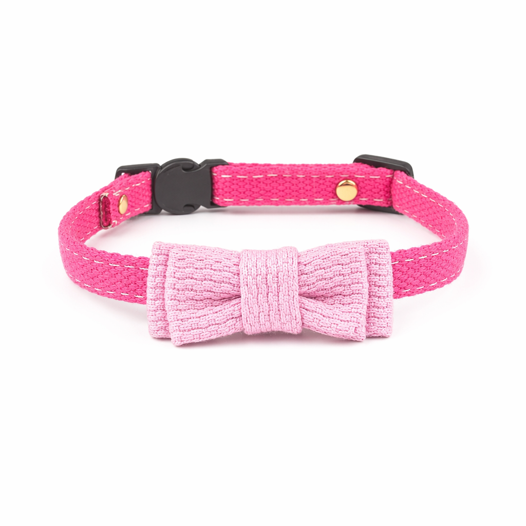 Cute Breakaway Pet Collars with Bowties B