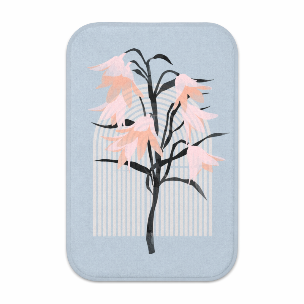 Abstract Blossom Bathroom Rug Décor Default