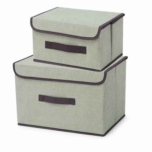 2-Pack Versatile Storage Containers Green