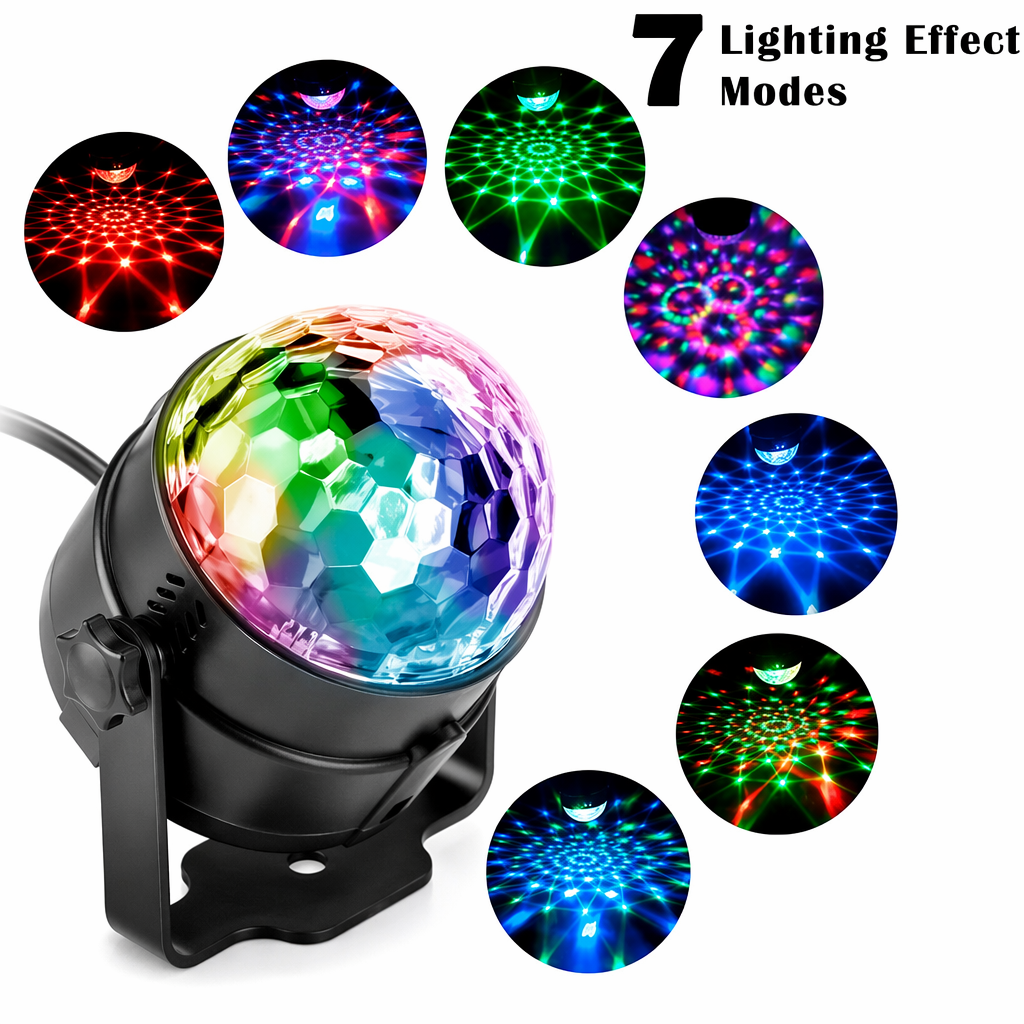 Sound-Responsive LED Party Light Projector Default