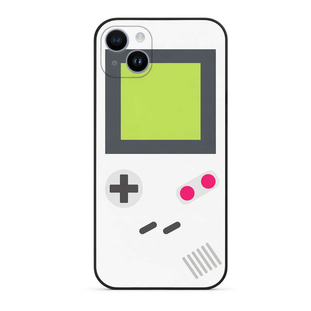 Retro Game Console Phone Case White