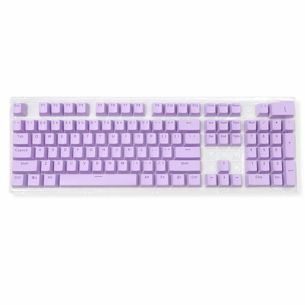 104-Key Mechanical Keyboard Keycap Set Purple