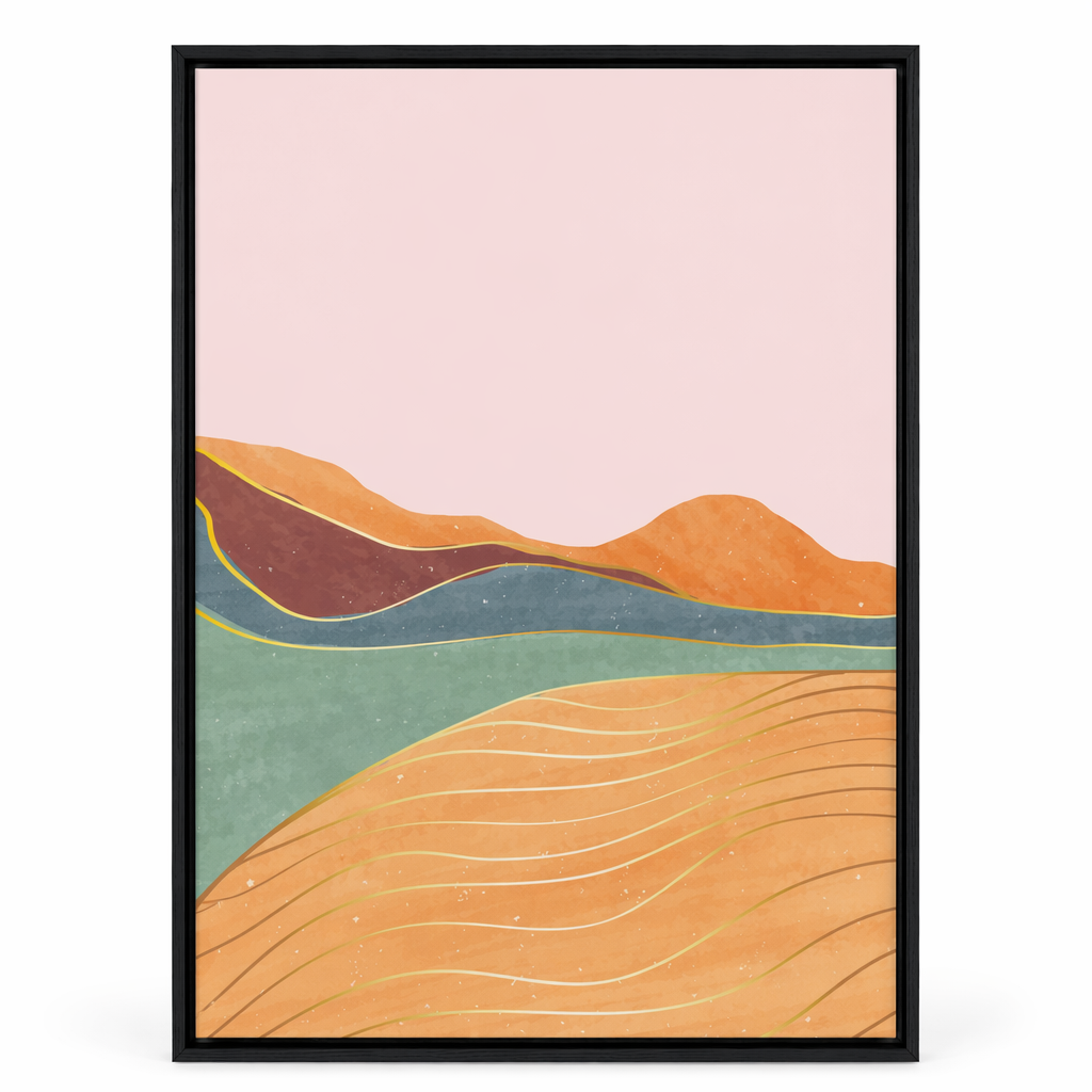 Pink Room Decor Inspired by the Toscana Landscape Default