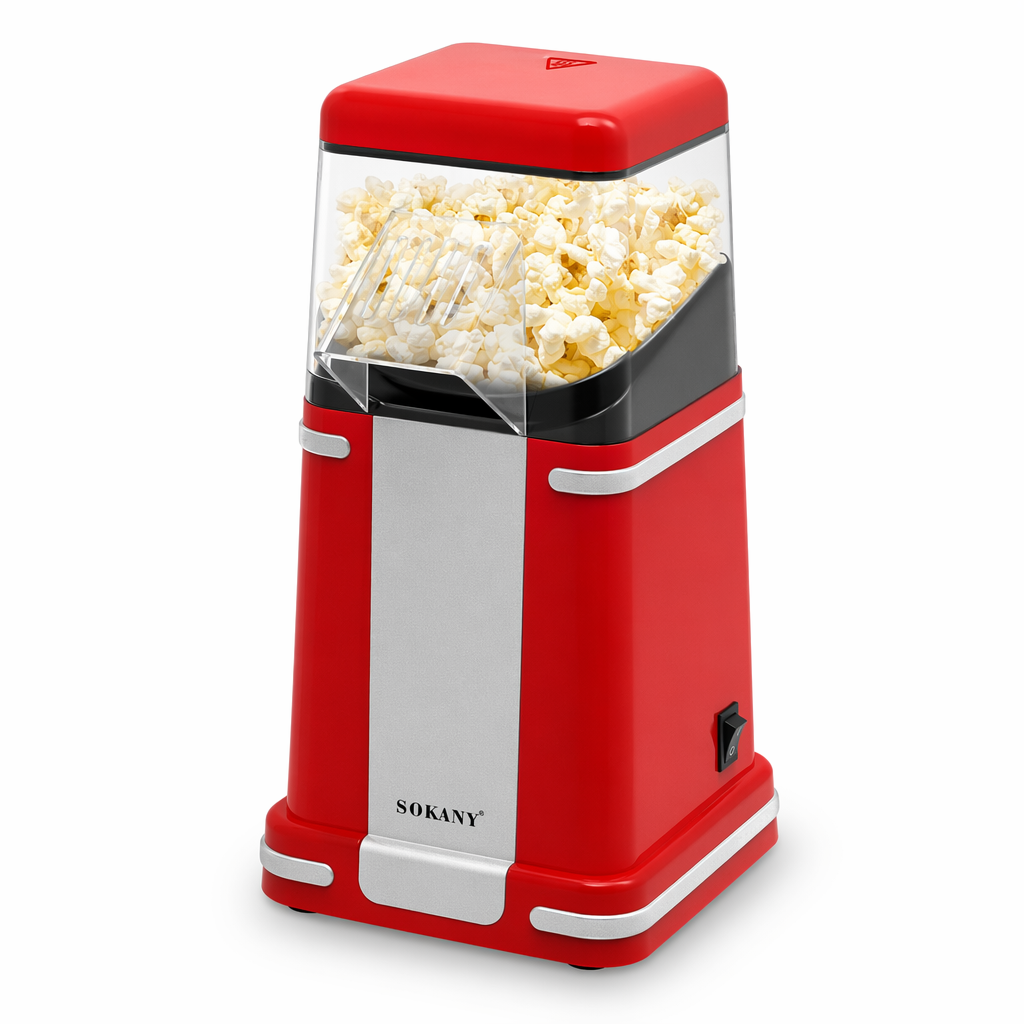 SOKANY Electric Popcorn Maker: Compact and Efficient Color 2