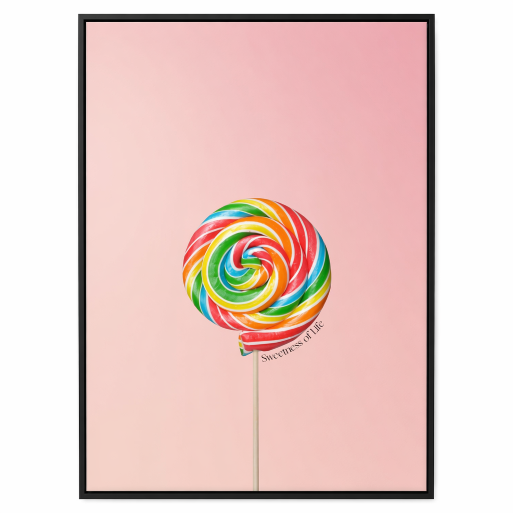 Poster Celebrating the Joy of Life's Lollipops Default