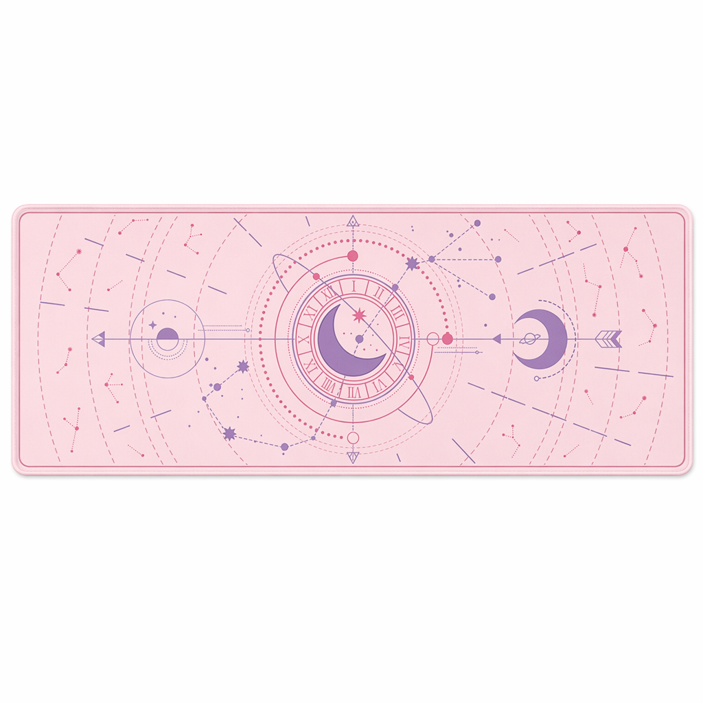 Moon Desktop Mat - Gaming Mousepad A