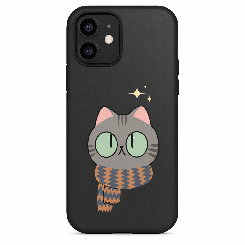 Cozy Feline Tough Cat iPhone Case Default