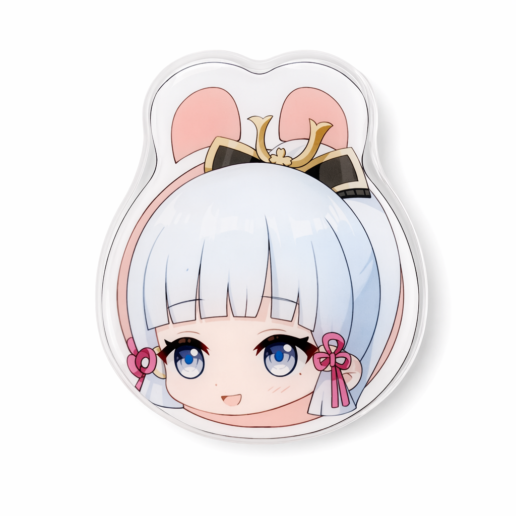 Cute Chibi Genshin Impact Phone Grips Kamisato Ayaka