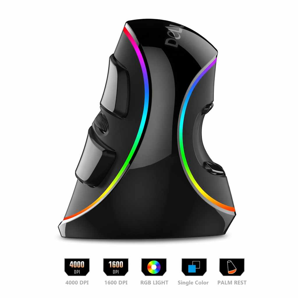 Vertical RGB Wired Mouse Default