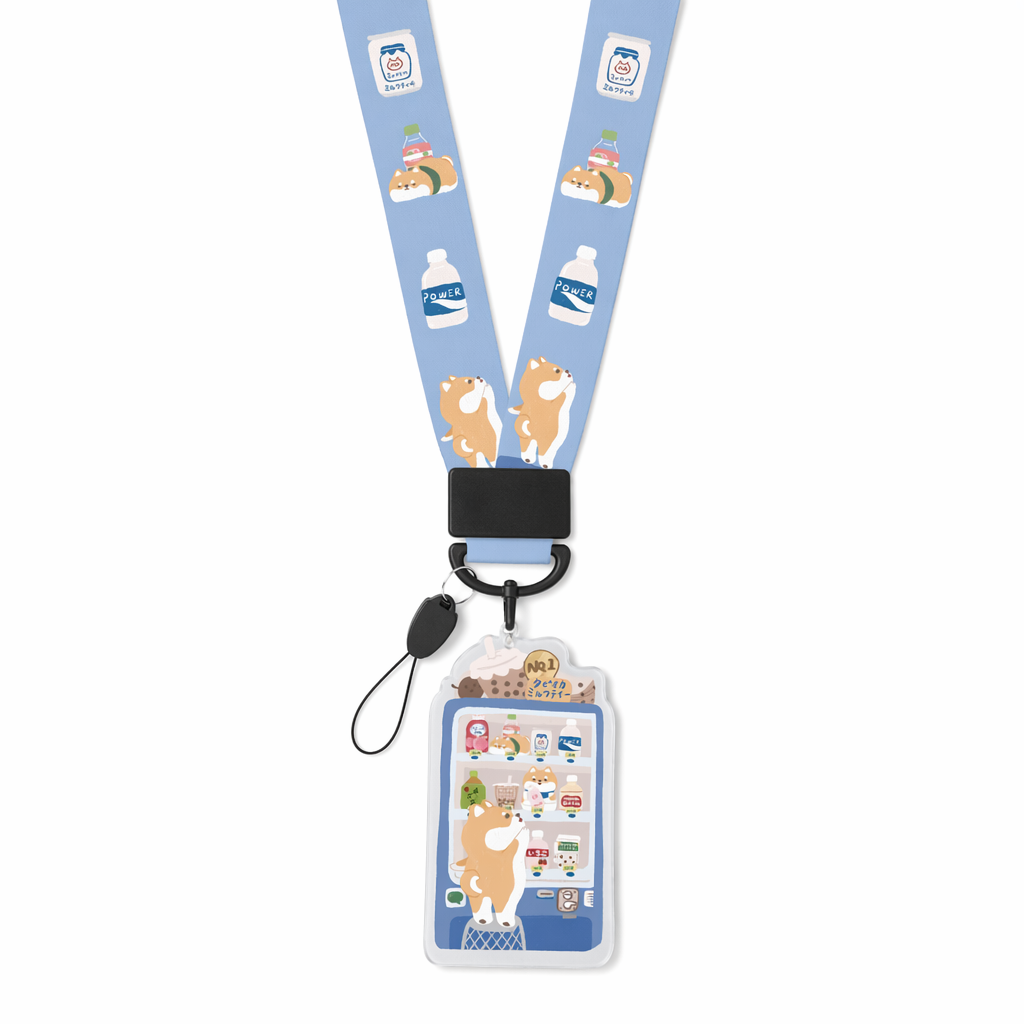 Cute Animal Lanyard with Charm Dog Vending Machine