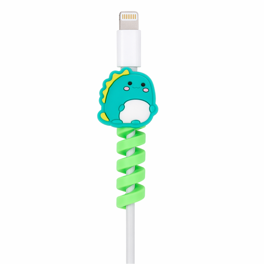 Cartoon Charging Cable Character: Adorable and Functional Dinosaur