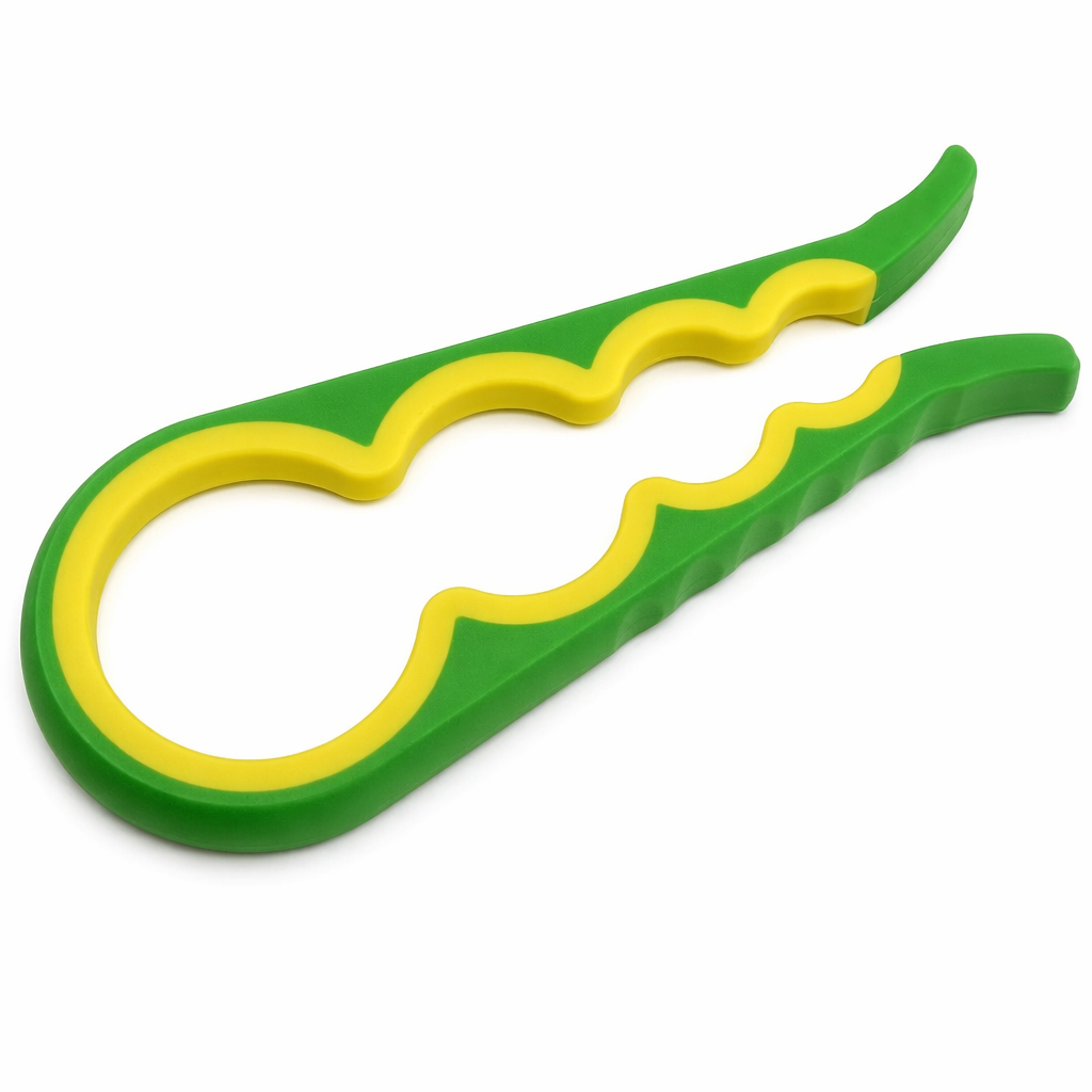 Wholesale Set of 2 Bottle Cap Openers with 4 Functions Green