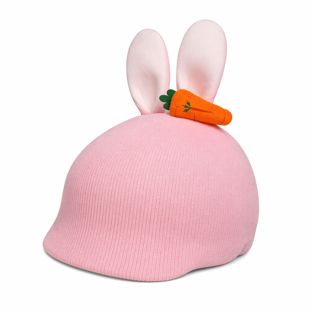 Helmet Rizz Rabbit Helmet Cover: Playful, Eye-catching, Durable Pink