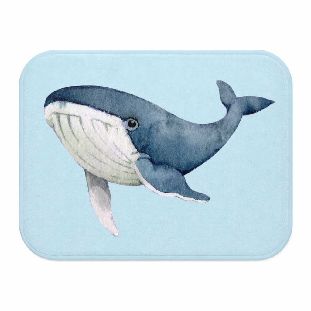 Bath Mat Featuring the Majestic Humpback Whale Default