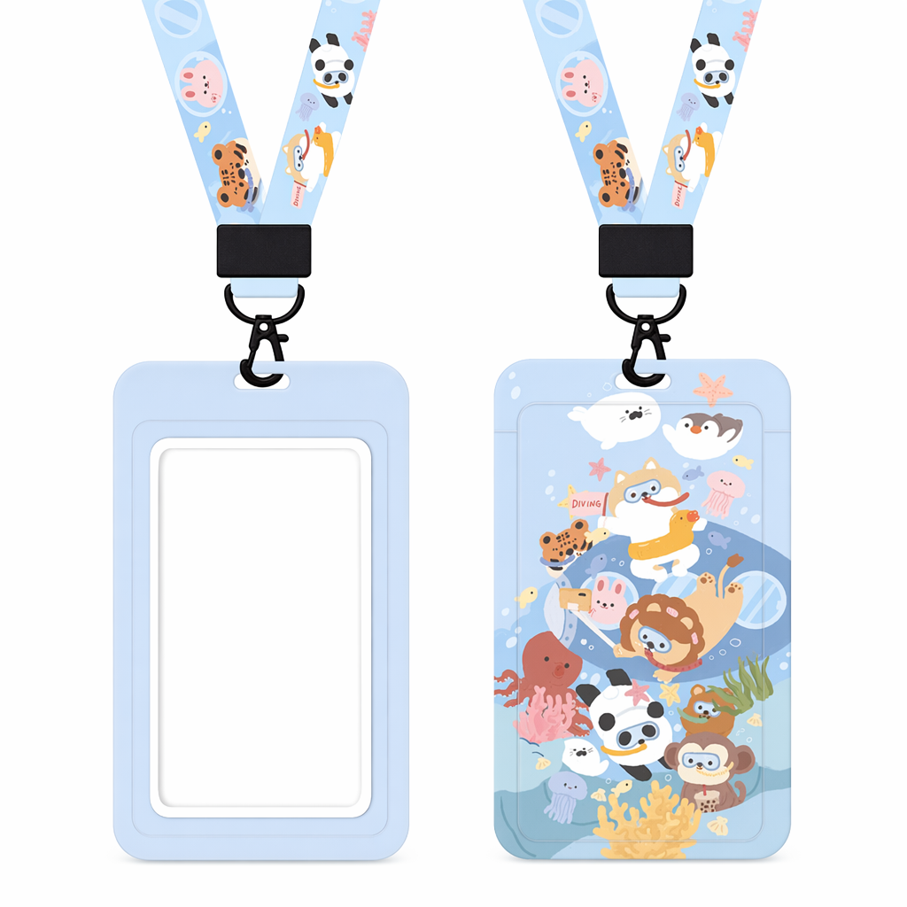 Cute Animal Lanyard with Charm Animal Diving